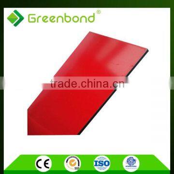 Greenbond high gloss color unbroken acp aluminium verbundplatte