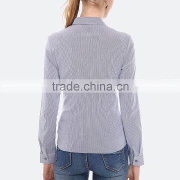 Stylish Woman Clothes Long Sleeve Shirts Business Shirt for Woman Wear With Competitive Factory Price photo-2