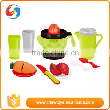 EN71 plastic juice grinding machine set children play house toy