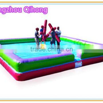 high quality inflatable gladiator jousting ring, 4 person inflatable gladiator game, inflatable gladiator for kids and adults