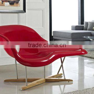 dark mouth Fiberglass chair be suitable for home