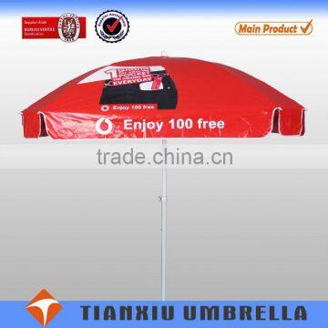 hot selling 120cmX4k square shape customized printing pvc vinyle beach umbrella