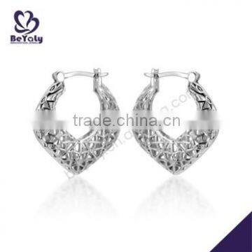 hot sale high quality sterling silver angel wing shaped earring