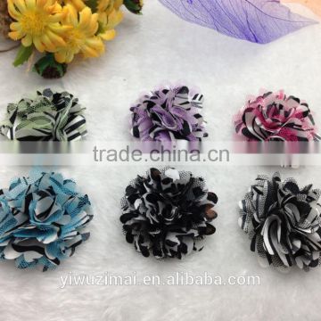 Bohemian Chiffon Leopard Flowers DIY supplies