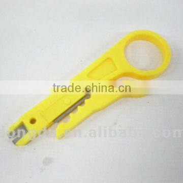 Easy wire stripper for 110 termination tool