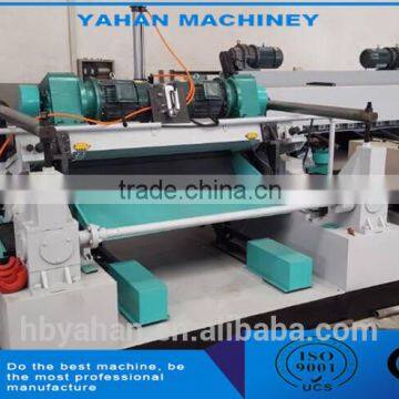 factory : spindless log veneer peeler machine / plywood veneer peeling machine