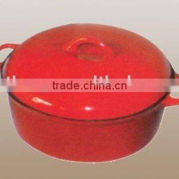 cast iron enamel dutch oven