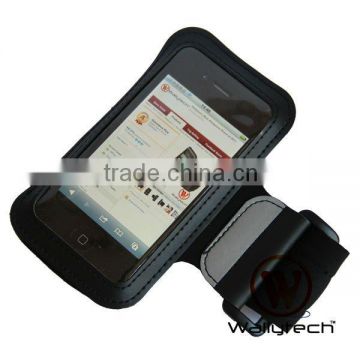 Wallytech New Elastic Rubber Sports Running Armband Cover Case For iPhone 4S 4 4G 3G 3GS