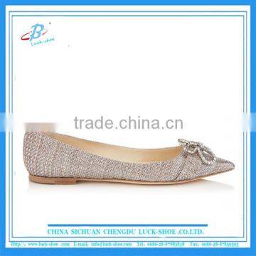 Wholesale flat shoes lady fashion flat shoes latest hot sale flat shoes