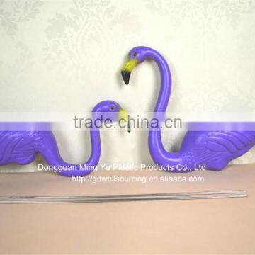 Plastic Purple Flamingo Garden Yard and Lawn Art Ornament Wedding Ceremony Decoration Animal Bird Figurine photo-6