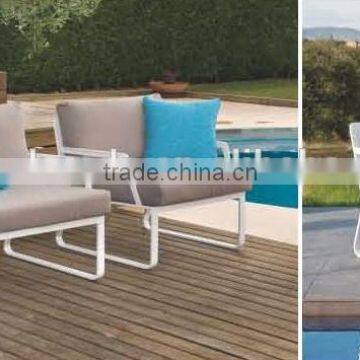 MA220O White Modern Metal Outdoor Sofa Set