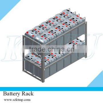 Durable metal battery rack cabinet