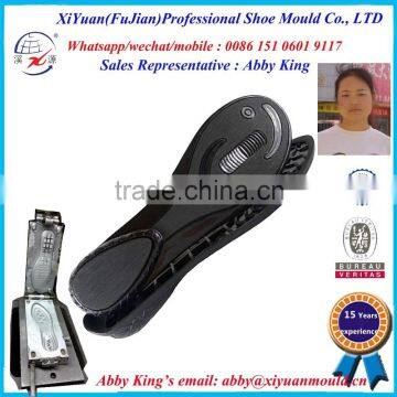 Customized Injection lover PVC shoe sole no air blowing mould shoe mould maker in China