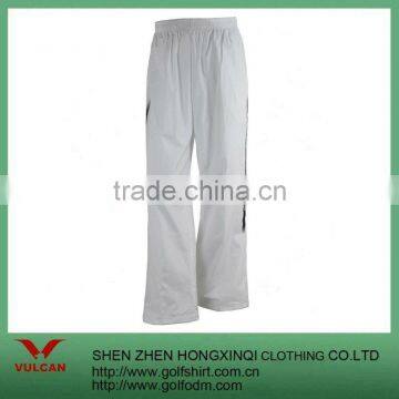 White Polyester Men Sports Pants