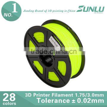 Hot sale PLA 1.75 3d printer filament for FDM 3d printer