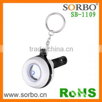 Cheap Hand Crank Plastic Flashlight Keychain photo-2