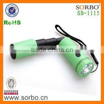 Rotating Generator Flashlight Promo High Power Rechargeable LED Flashlight With CE RoHS Certificate