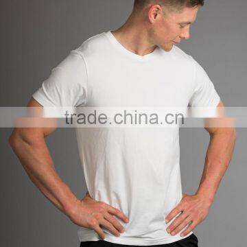 High quality custom men slim fit t shirt round neck athletic t shirt