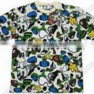 100% cotton all over print Boys t shirt