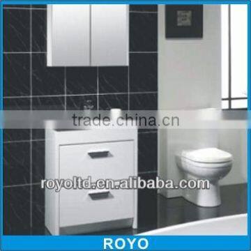 RA116 MDF simple bathroom mirror cabinets