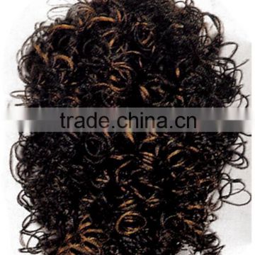 Natural color afro kinky curly hair weave short curly hair styles