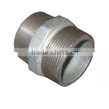 galvanized malleable iron pipe fitting nipple