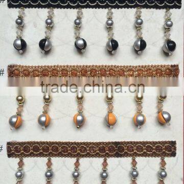 [YZLACE] Tassels Lace Curtains Wholesale 10086 photo-2