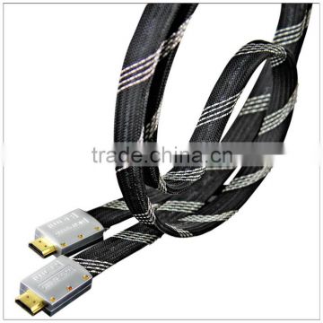 Nylon Braid HDMI CABLE 1.5m Male to Male Gold Plated Connection For Computer XBOX HDTV