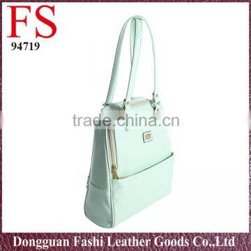 Fashion Korean Style Green Backpack, Girls pu Backpack Bags