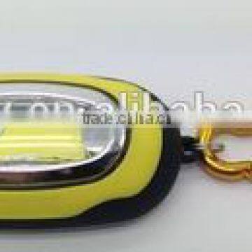 Keychain light with COB light and Carabiner