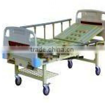 Manual double shake three fold bed