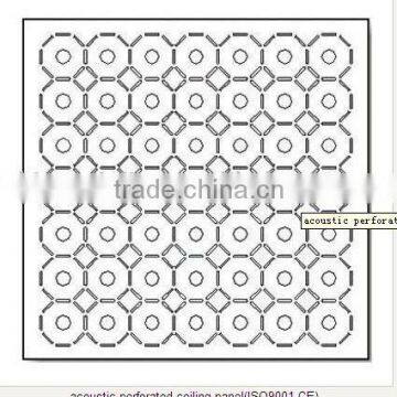 acoustic perforated ceiling panel(ISO9001,CE)