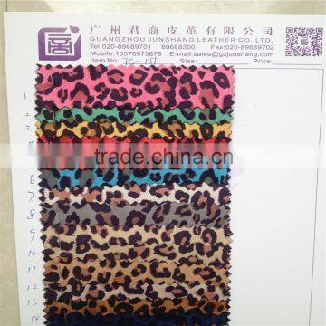 flock velvet fabric,cheap price for shoe,leo print