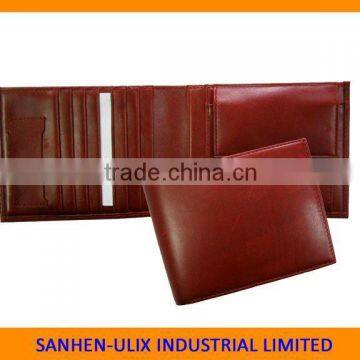 Men's wallet, made of genuine leather , available in various colors and sizes