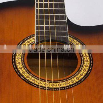 39inch Vintage Guitar Spruce Acoustic Electric Guitar photo-4