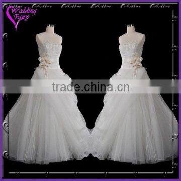 TOP SELLING!!! OEM Factory Custom Design v neck tight formal bridal dress