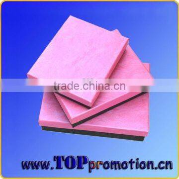 Fashional square lovely pink cardboard gift box