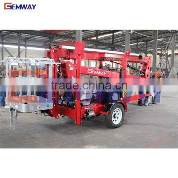 Top Rated Hydraulic Tow Behind Cherry Picker for Sale