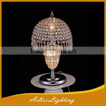 Modern Popular Beautiful Design Top Sale Crystal Table Lamp With Beads