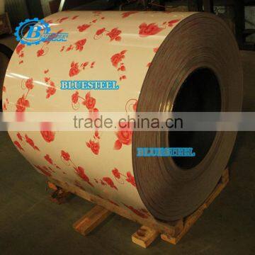 Wood / Marble / Brick / Camouflage / Character Pattern Printed PPGI Steel Coils