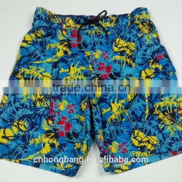 board shorts in stock with sublimation print fabric for surfing beach shorts