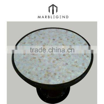 Villa luxury design natural seashell countertops / tables