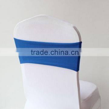 SCB-0001 Royal Blue Spandex Chair Band For Wedding Elastic Chair Sash