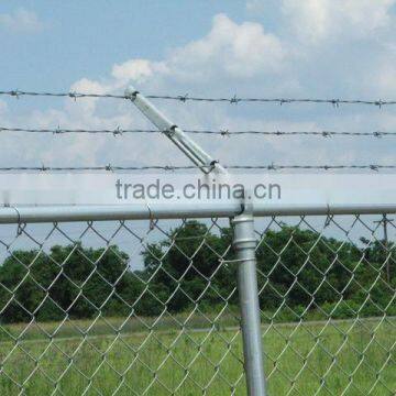 Chain link fence top barbed wire manufacturers china