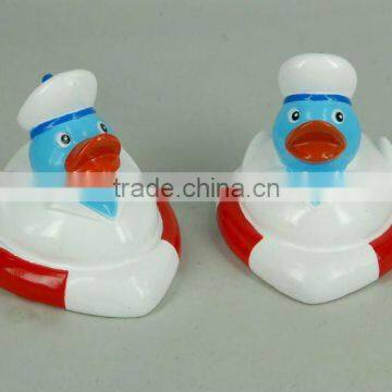 Bath Sailor Duck,Rubber Duck,Bath Toy,Yacht Duck,Bath Animal Toy,Duck Toy,Plastic Duck,Rubber Duck,Flaoting Duck,Flaoting Toy,