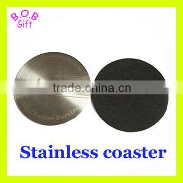 Promotional cute custom black slate coaster