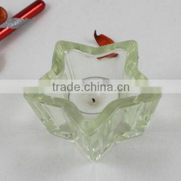 New design Bling Star Shape Design Crystal Tea light Candle Holders for Wedding Decorations