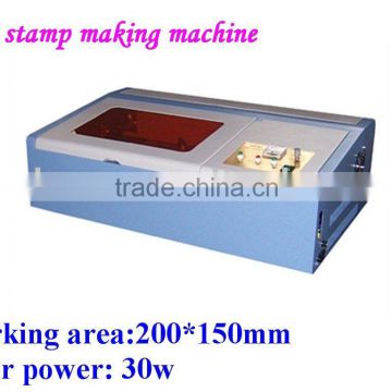 laser rubber stamp making machine