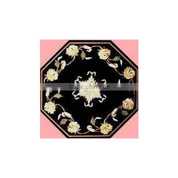 Inlay Marble Pietra Dura Handcrafted Table Top