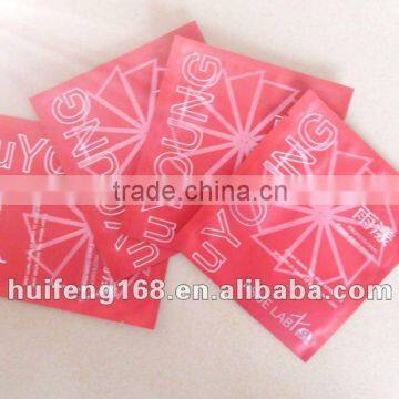 Three edge-sealing face film bag